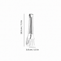 SAINT LAWRENCE Stainless Steel Kitchen Tongs – Slotted Grilling & Serving Tongs, 7"/9"/12"/14"