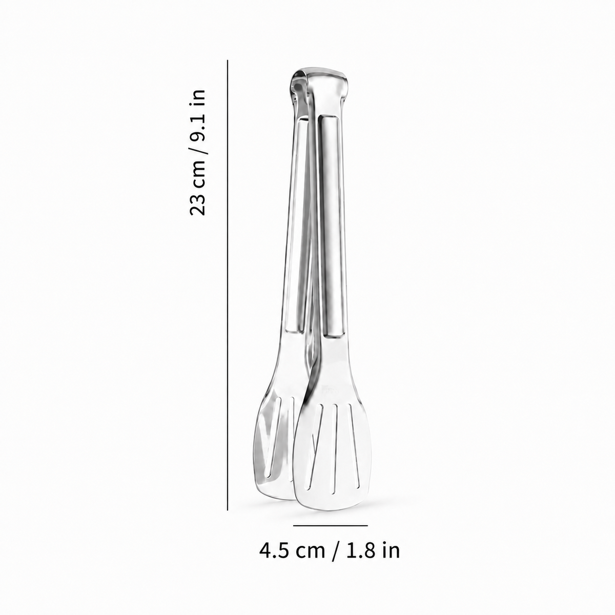 SAINT LAWRENCE Stainless Steel Kitchen Tongs – Slotted Grilling & Serving Tongs, 7"/9"/12"/14"