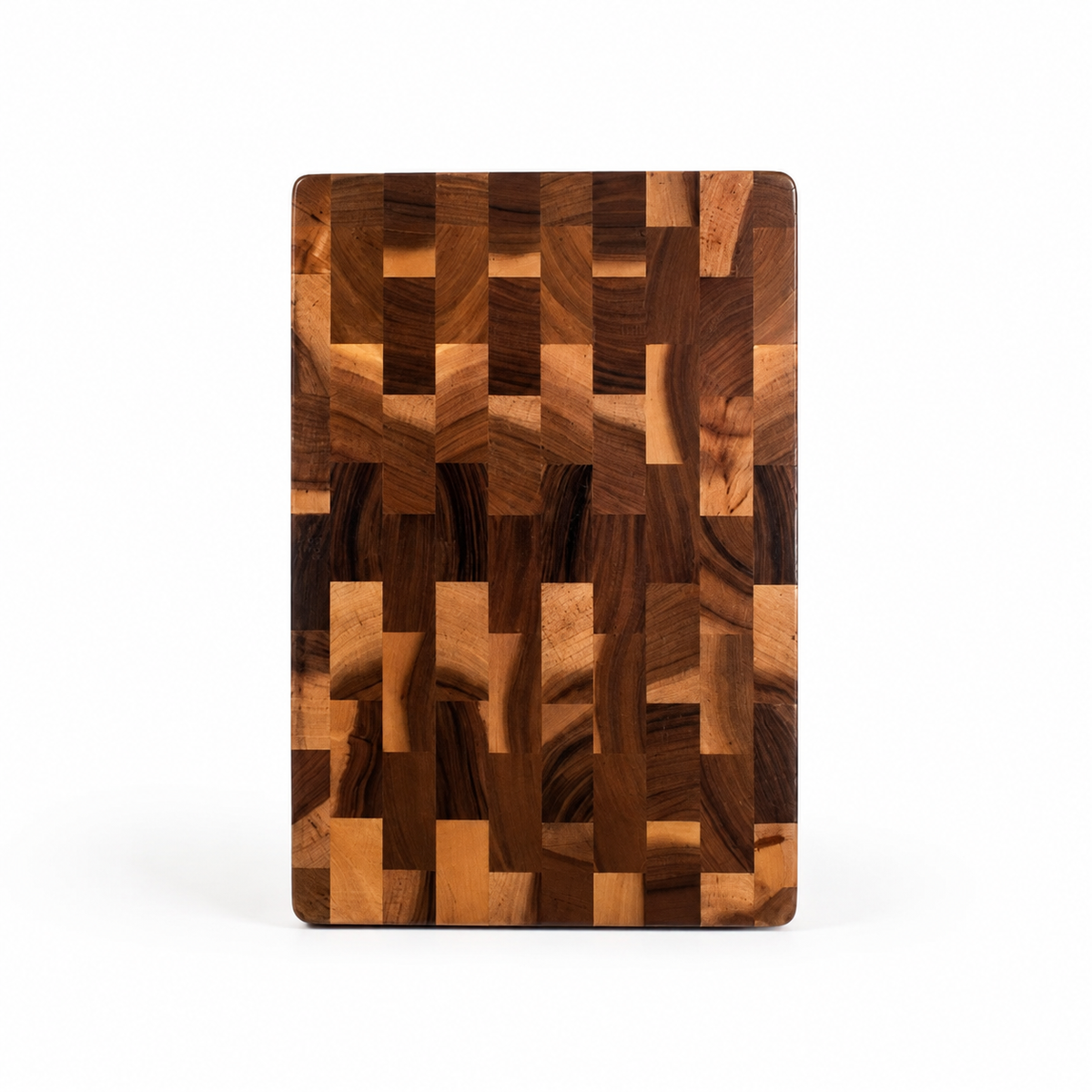SAINT LAWRENCE End Grain Acacia Wood Cutting Board – Durable Wooden Chopping Board, Medium & Large