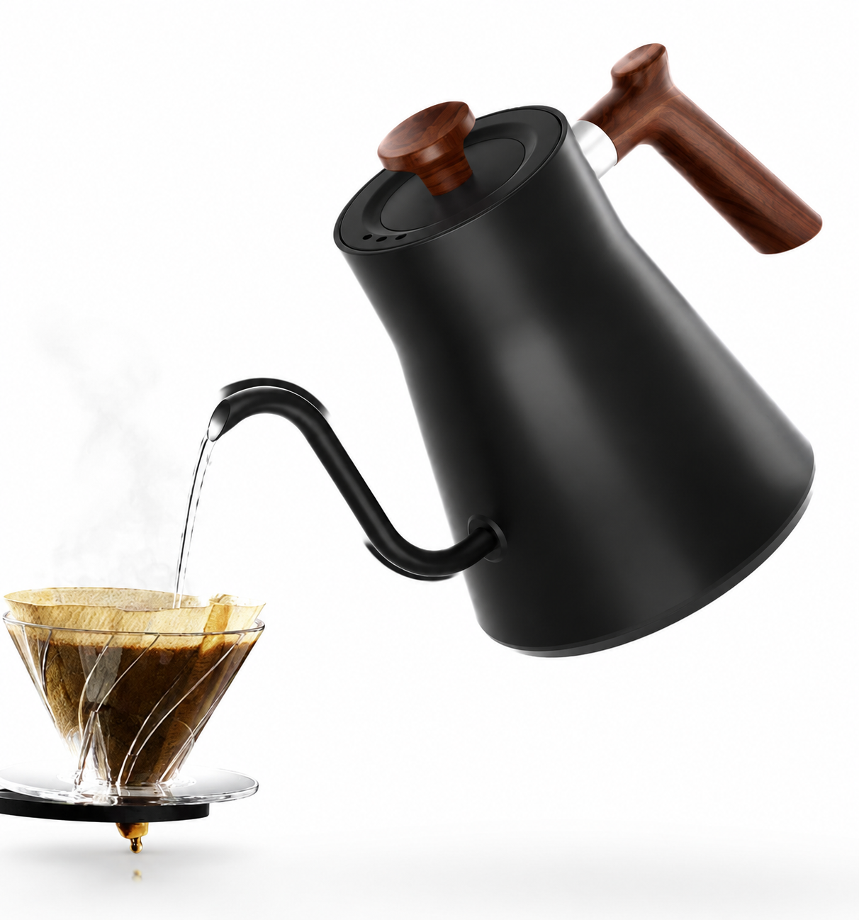 SAINT LAWRENCE Electric Gooseneck Kettle - Adjustable Temperature Kettle