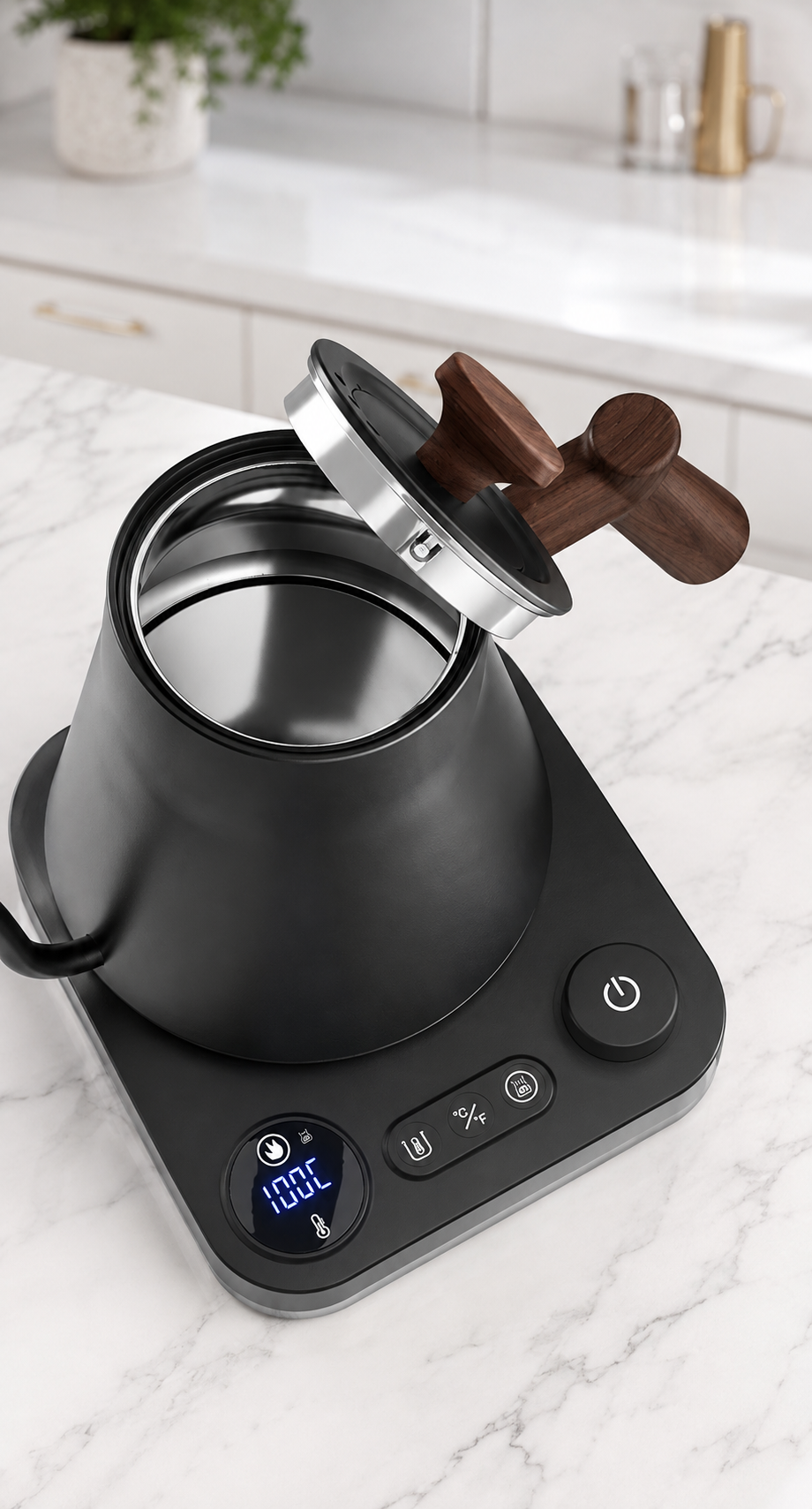 SAINT LAWRENCE Electric Gooseneck Kettle - Adjustable Temperature Kettle