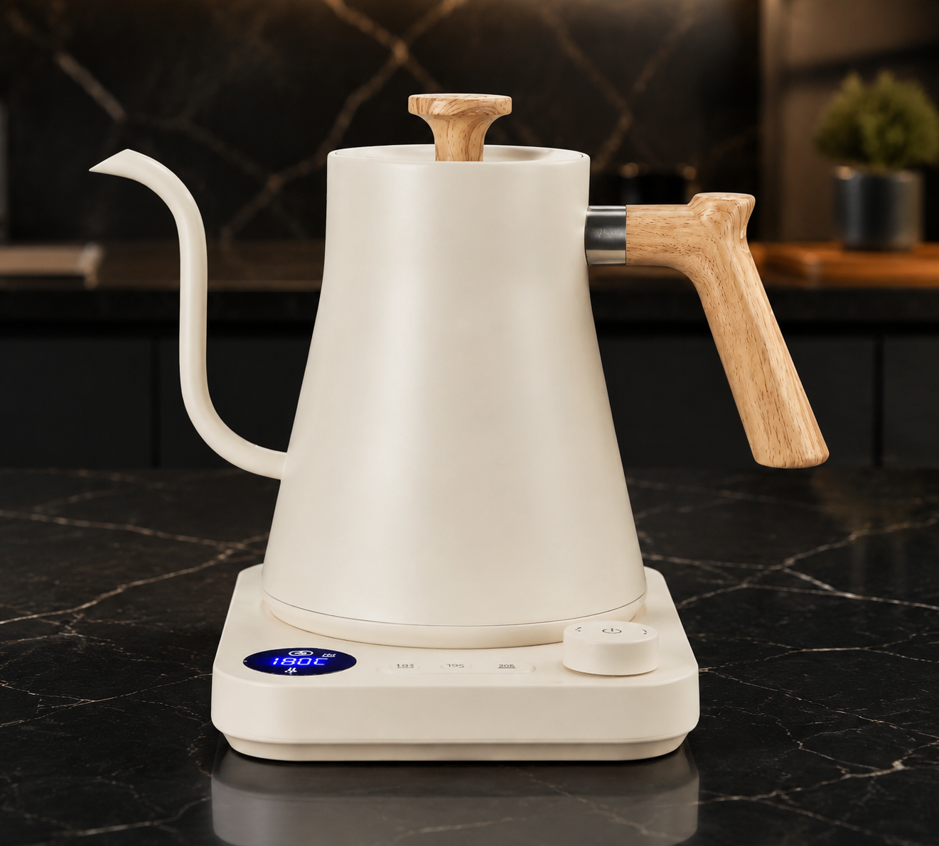 SAINT LAWRENCE Electric Gooseneck Kettle - Adjustable Temperature Kettle