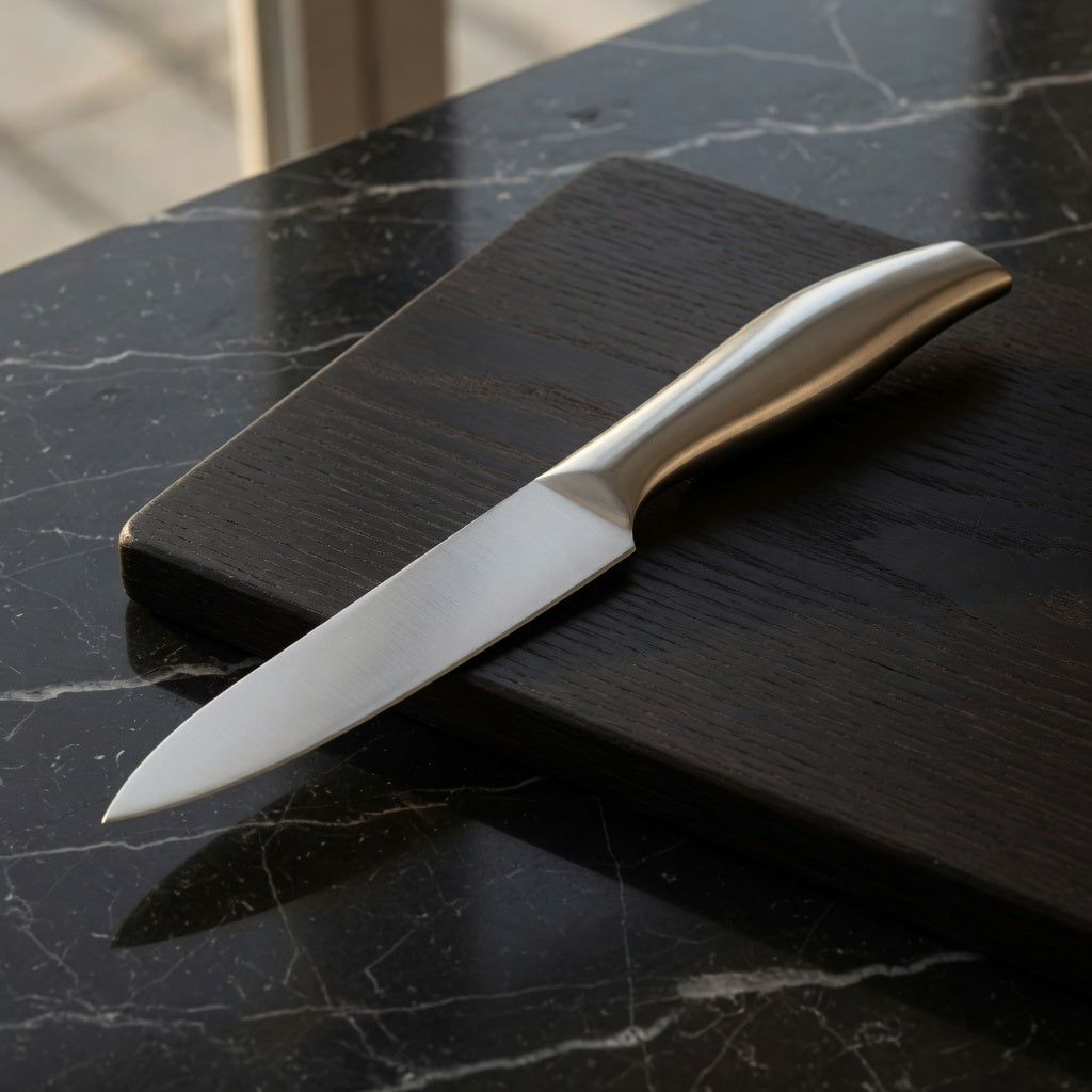 SAINT LAWRENCE 4 Piece Stainless Steel Knives - Chinese Chef's Knife, Cleaver, Utility & Paring