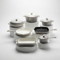 SAINT LAWRENCE 11-Piece Nontoxic Enameled Cast Iron Cookware Set
